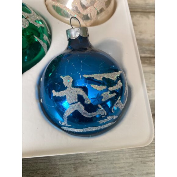 3 Boxes Pyramid Rauch Glass Ornaments USA 1980s Vintage Christmas Lot - Picture 9 of 16